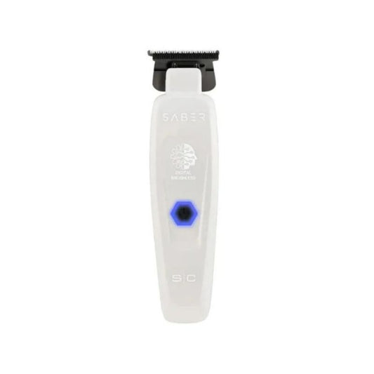 StyleCraft Saber Digital Brushless Motor Metal Trimmer - White