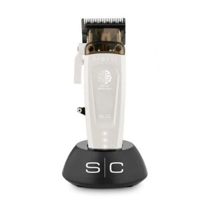 StyleCraft Saber Digital Brushless Motor Metal Clipper - White