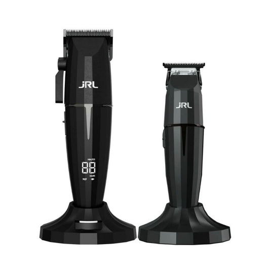JRL Onyx Combo Collection - Black Professional Hair Clipper & Trimmer