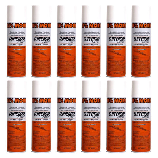 Pack of Dozen Clippercide Disinfectant Clipper Spray