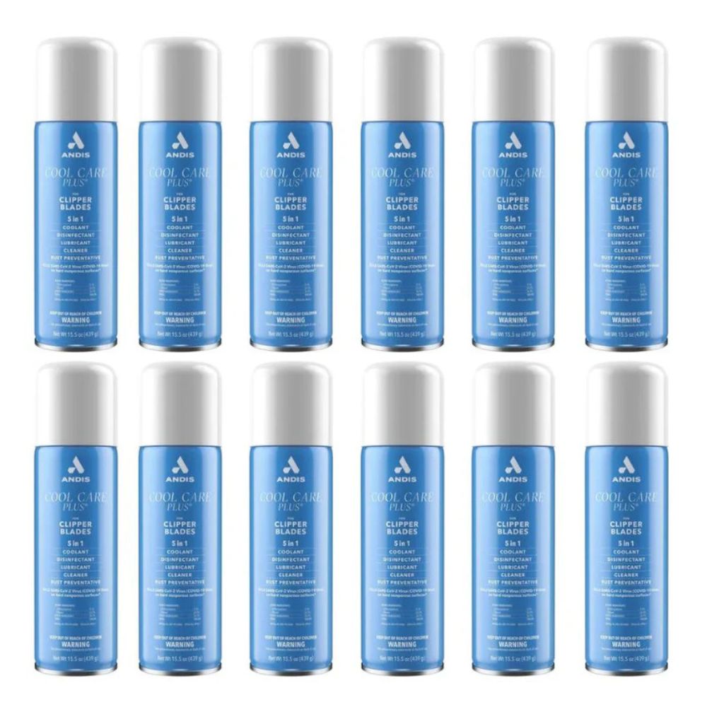 Pack of Dozen Andis Cool Care Plus - Clipper Blades Cleaner