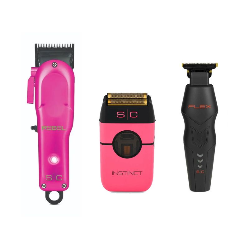 Stylecraft Rebel Clipper - Stylecraft Flex Hair Trimmer - StyleCraft Instinct Metal Shaver