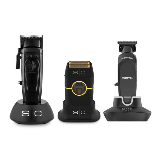 Stylecraft Saber Hair Clipper - StyleCraft Instinct Metal Shaver - Stylecraft Boosted Hair Trimmer