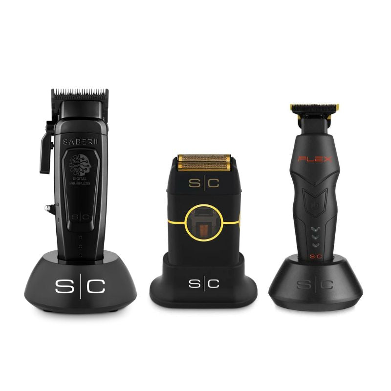 Stylecraft Saber Hair Clipper - StyleCraft Instinct Metal Shaver - Stylecraft Flex Hair Trimmer