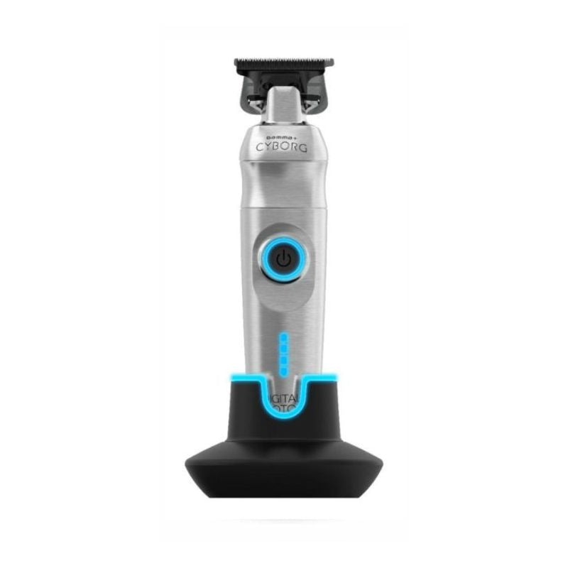 Gamma+ Cyborg Professional Metal Hair Trimmer With Digital Brushless Motor