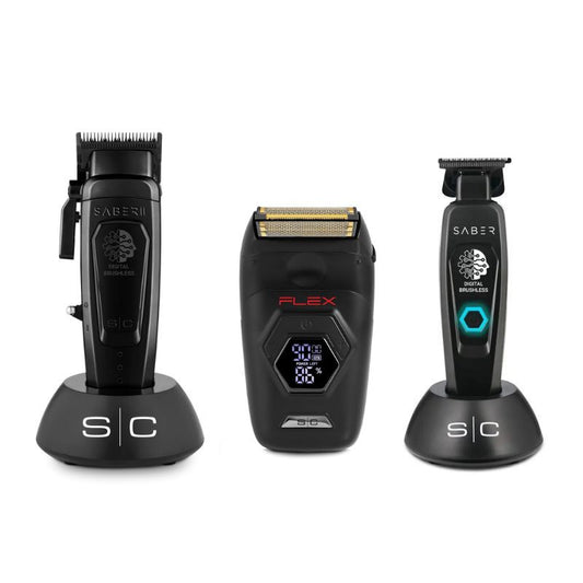 StyleCraft Saber 2.0 Clipper - StyleCraft Flex Foil Shaver - Stylecraft Saber Trimmer
